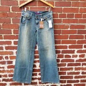 Candies Jeans New Jr. Size 3 Distressed Flare Leg